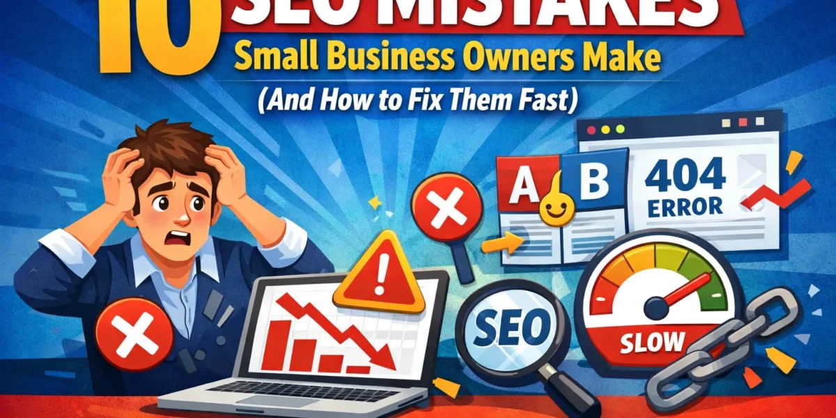 10 SEO Mistakes Small Business Owners Make (And How to Fix Them Fast)